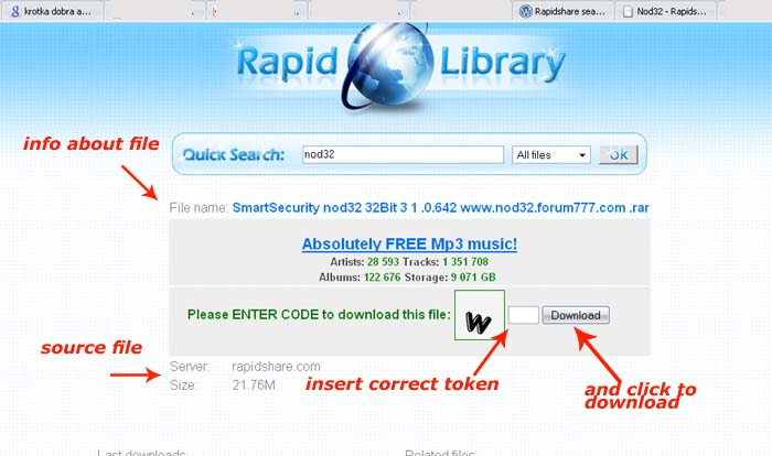 Rapidlibrary Search Engine
